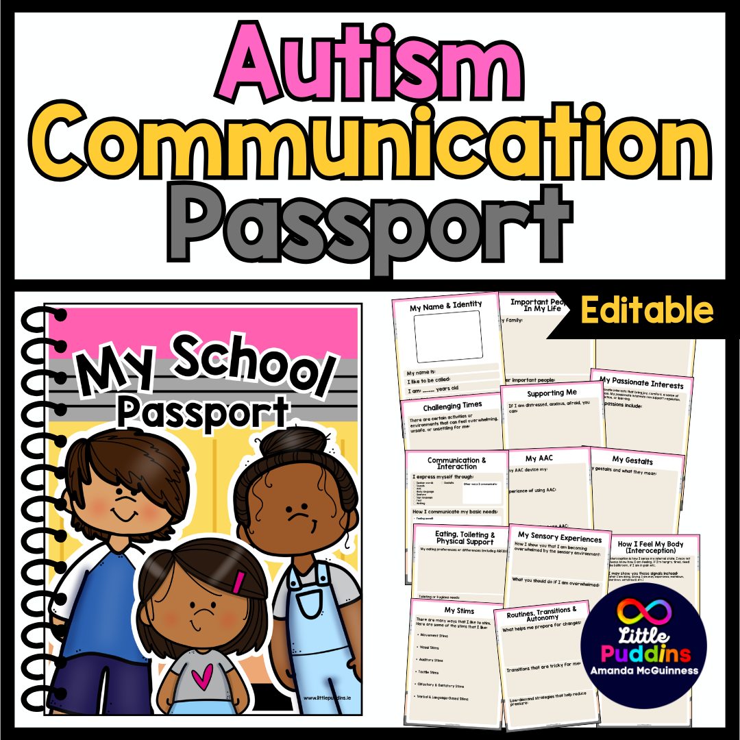 Autism School Communication Passport