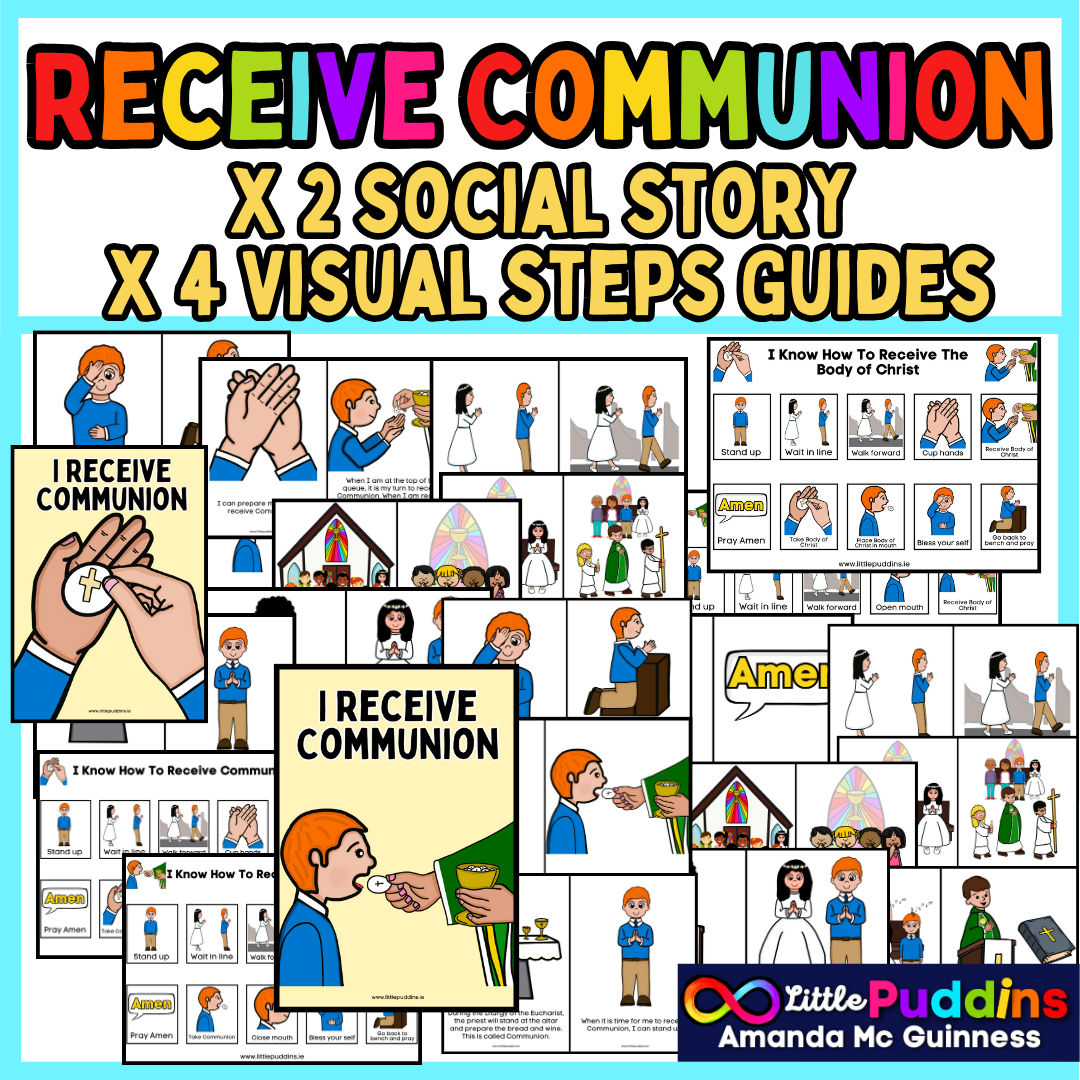 Autism First Holy Communion Visual Supports and Social Stories