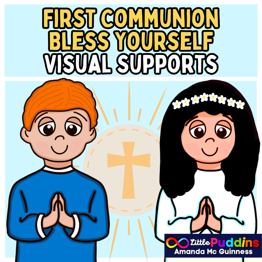 Autism First Communion How To Bless Yourself Visual Supports