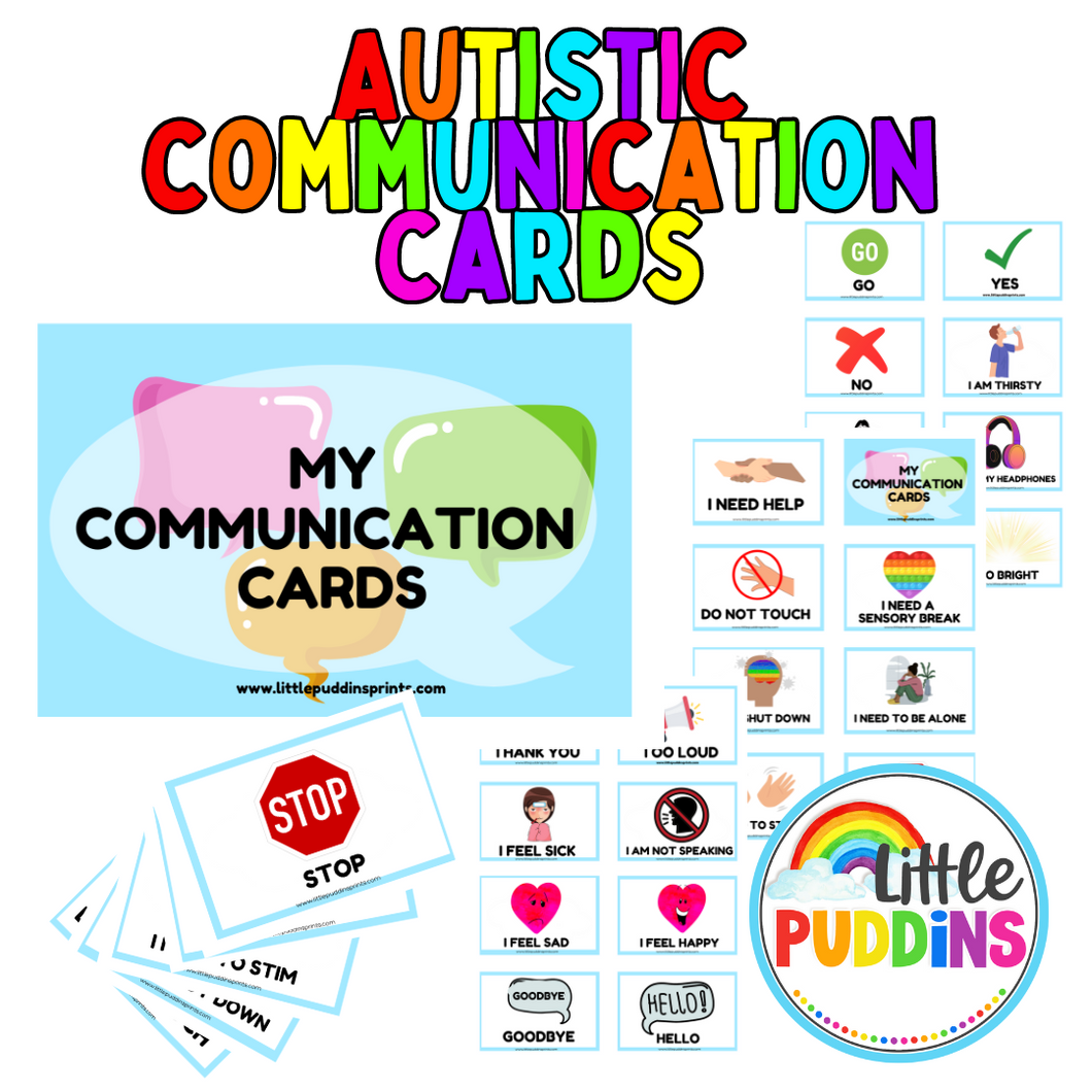 Autistic Communication Cards