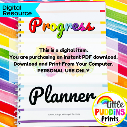 Autistic Progress planner