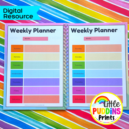 Autistic Progress planner
