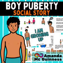 Load image into Gallery viewer, Autism Boy Puberty Social Story
