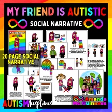 Load image into Gallery viewer, My Friend Is Autistic - Social Narrative for Autism Acceptance
