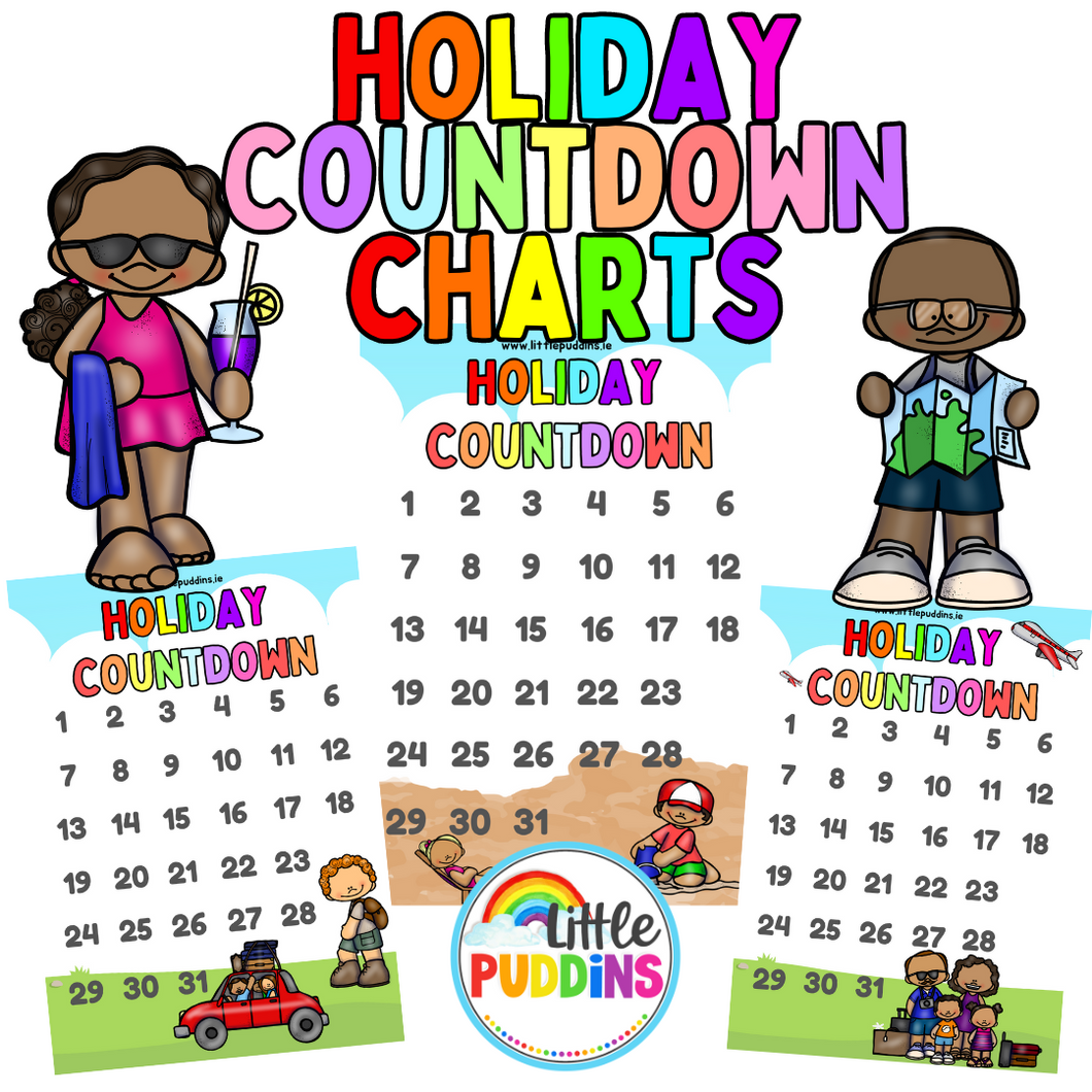 Holiday Countdown Charts
