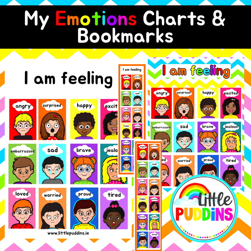 Feelings & Emotions Posters & Bookmarks