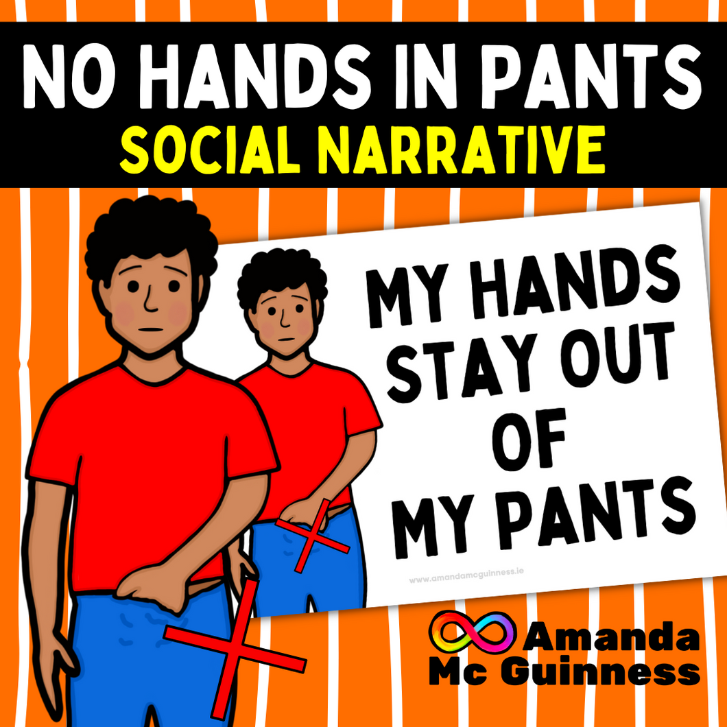 No Hands In Pants Social Story