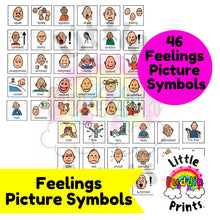 Load image into Gallery viewer, Feelings Picture Symbols

