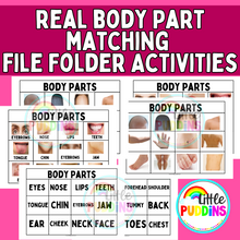 Load image into Gallery viewer, Body Part File Folder Matching Activities
