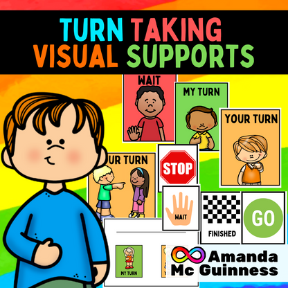 Turn Taking / Taking Turns / Waiting Autism Visual Supports Bumper Pack