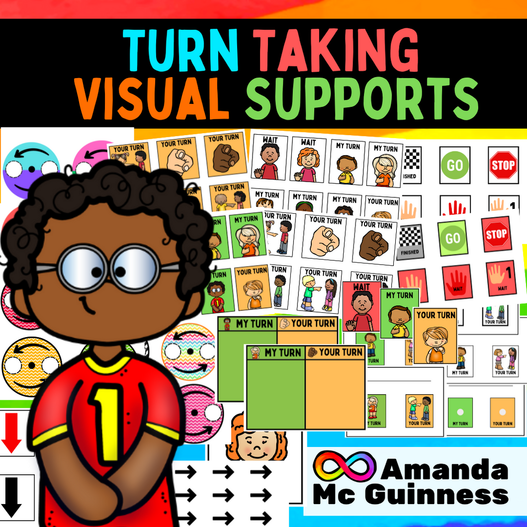 Turn Taking / Taking Turns / Waiting Autism Visual Supports Bumper Pack