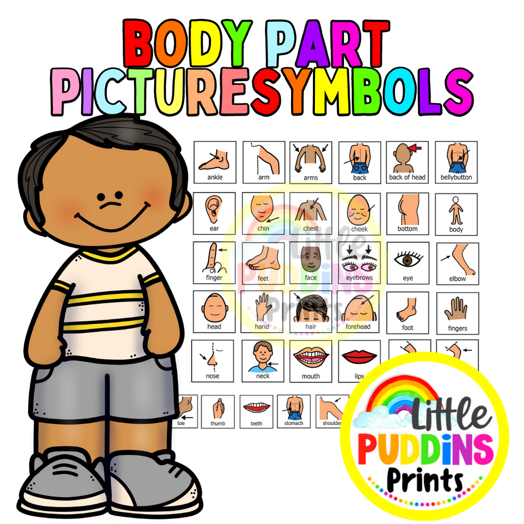 Body Part Picture Symbols