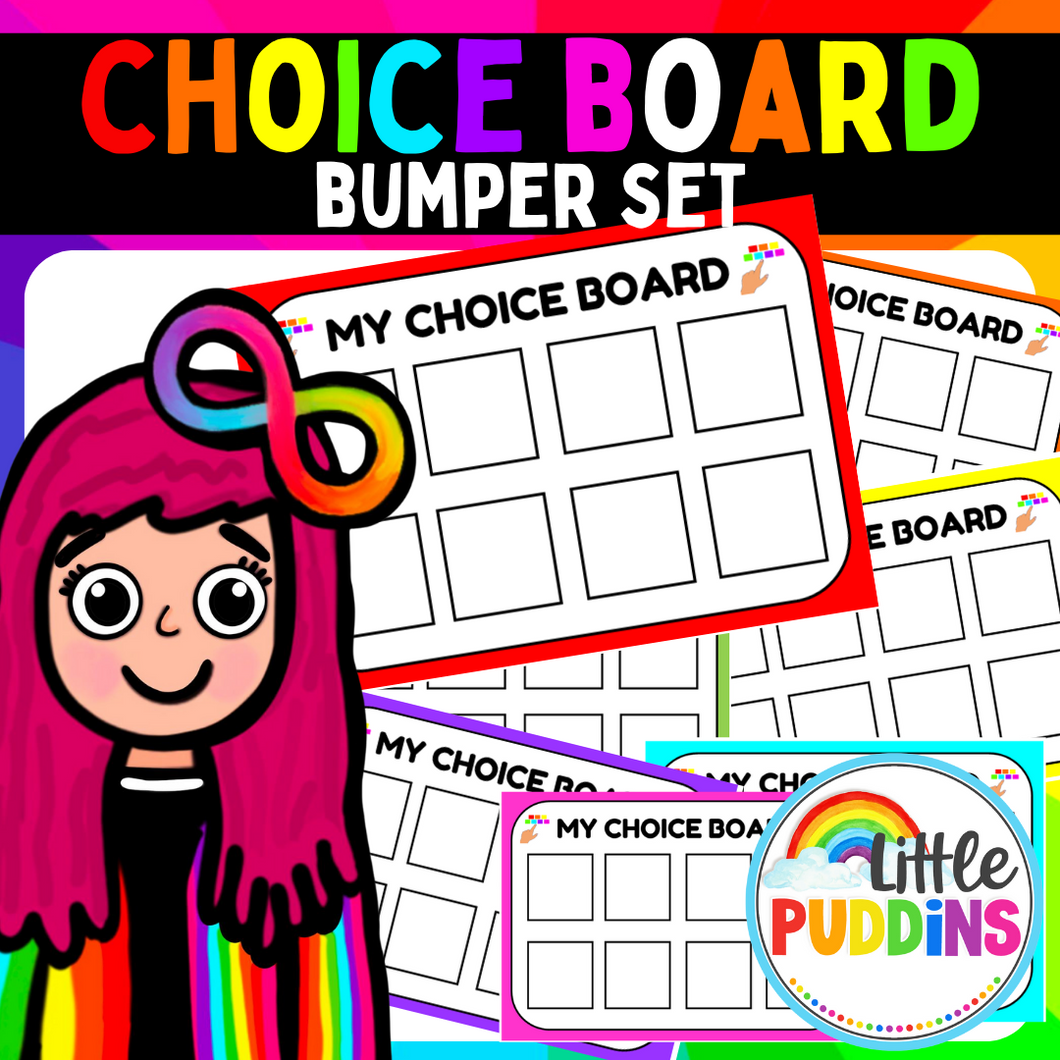 Choice Boards Communication Boards