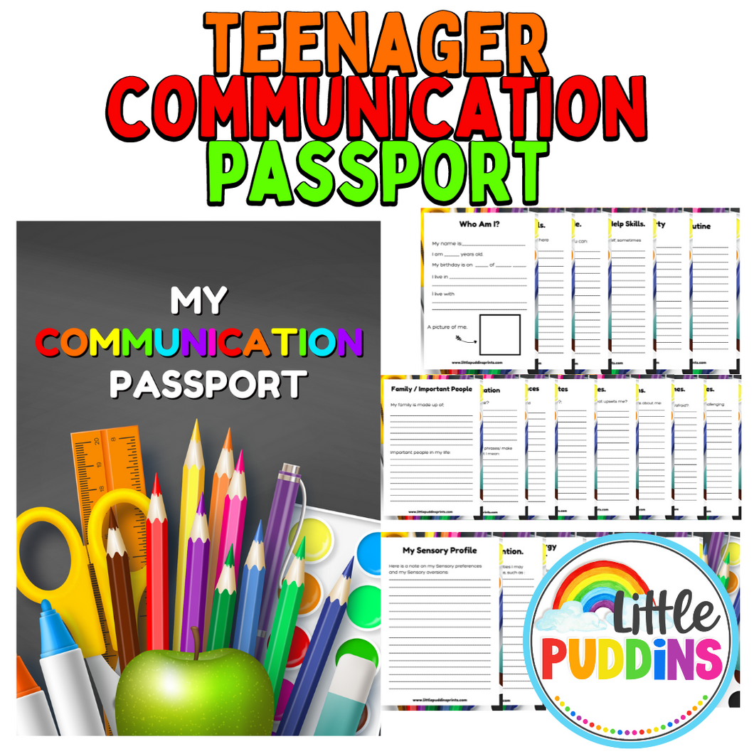 Teenage Communication Passport