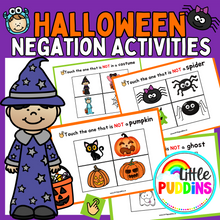 Load image into Gallery viewer, Halloween Theme Negation With Extra Picture Symbols
