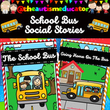 Load image into Gallery viewer, Safe On The Bus Social Story
