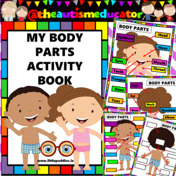 Body Parts Interactive Activities Flashcards Labelling