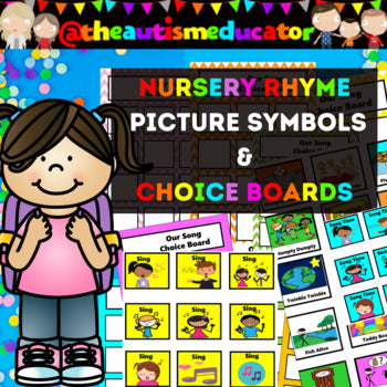 Nursery Rhyme Choice Board and Symbols