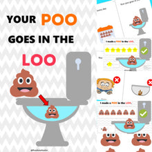 Load image into Gallery viewer, Poo in the Loo Story / Song Book Reward Chart
