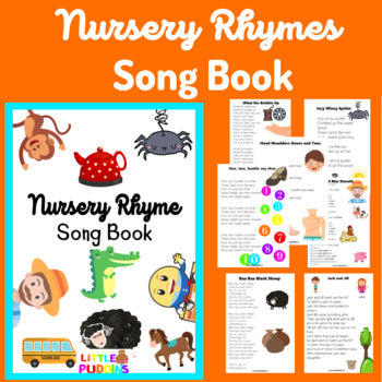 Nursery Rhyme Song Book For Autism Special Education