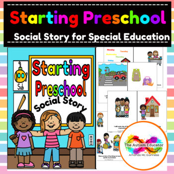 Starting Preschool Social Story