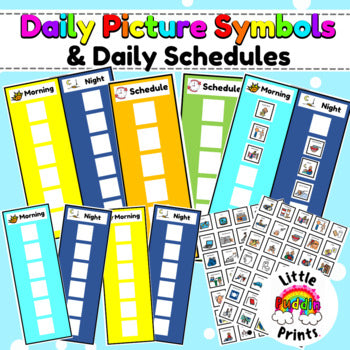 Day / Night Visual Schedule With Picture Symbols