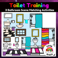 Load image into Gallery viewer, Toilet Training Vocabulary Activity Set
